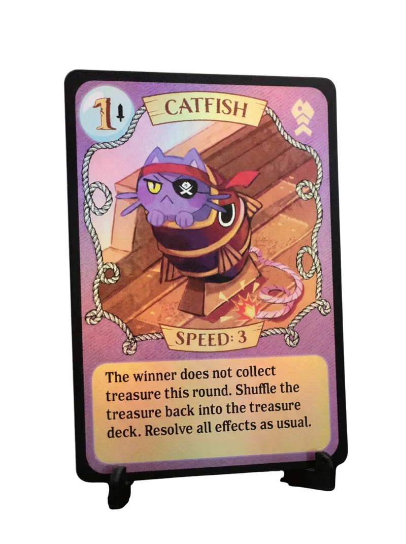 Holographic Catfish Card