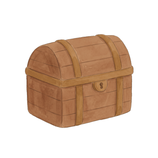 A closed crate